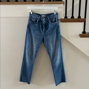 MOTHER Women's Denim Tomcat Ankle Fray Jeans